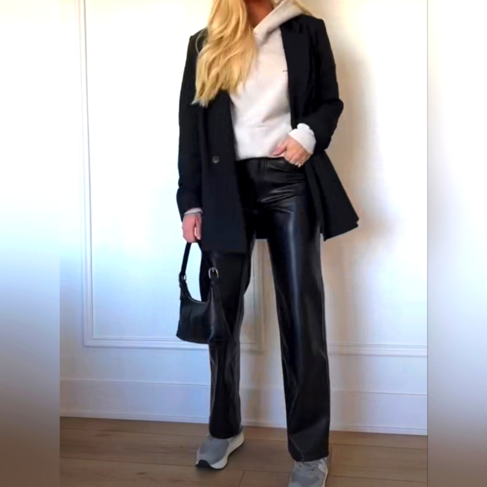 Michael Kors stretch pleather pant